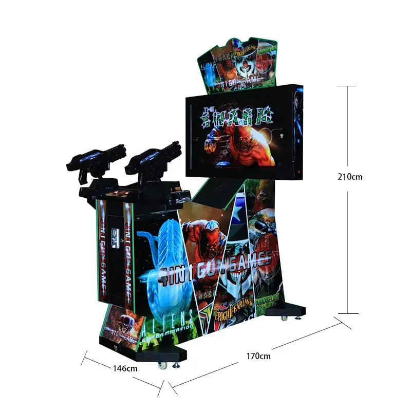 LED Display - Gun Shooting Machine with Visual Wonders and Dynamic Targets