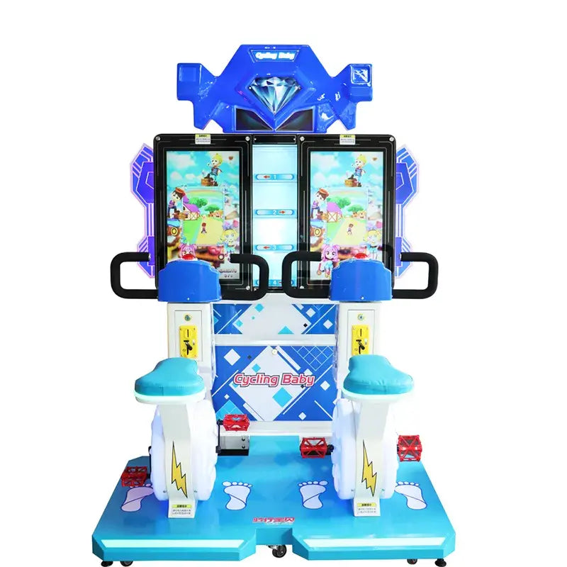 LED Display - Bicycle Racing Game for Kids with Scoring Excitement