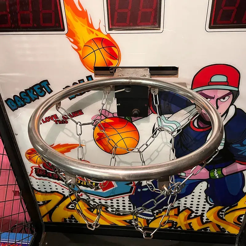 Safe and Engaging - Kid's Arcade Basketball Machine for Junior Hoopsters