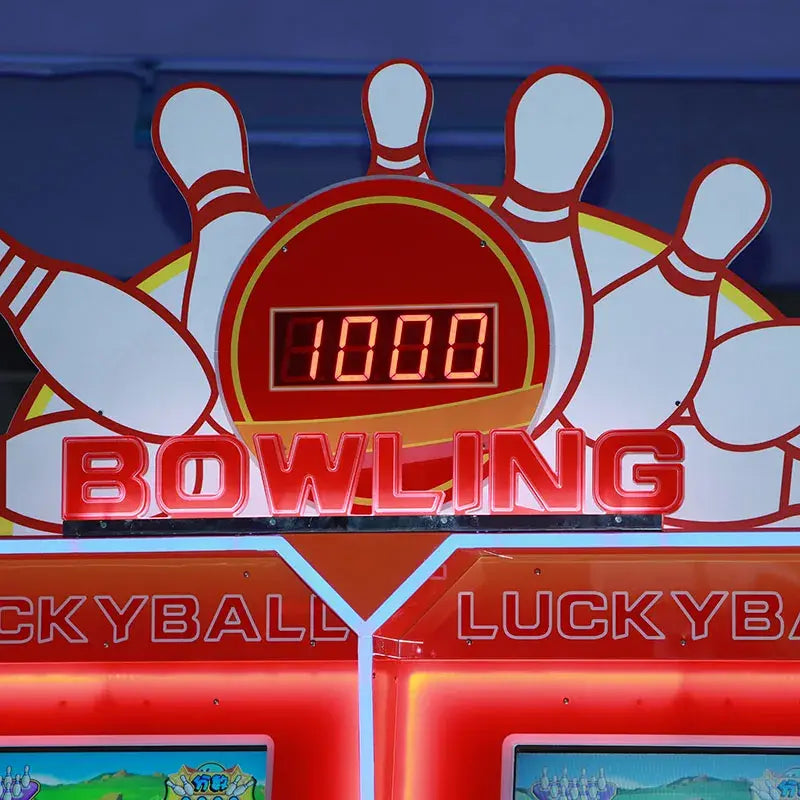 Portable and Compact - Bowling Arcade Perfect for Any Entertainment Space