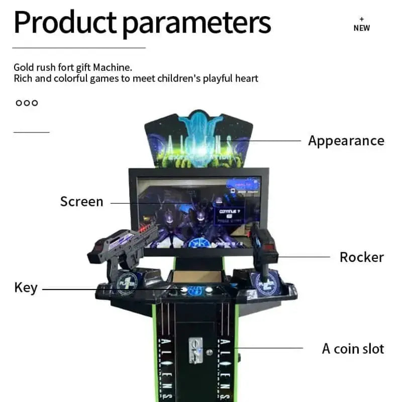 Arcade Entertainment with Shooting Targets