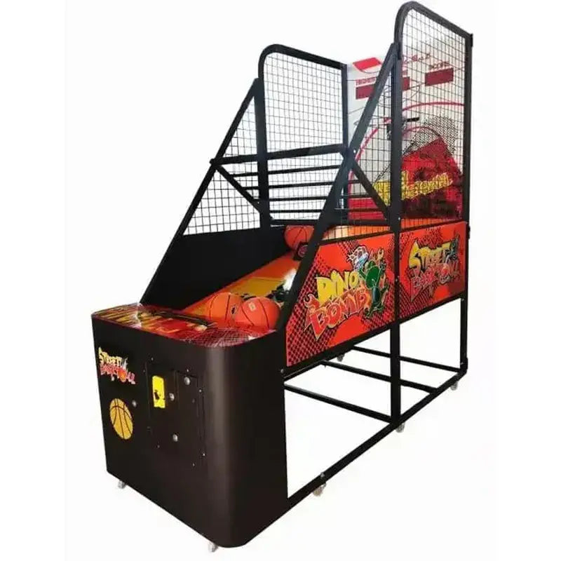 Skill-Building Fun - Interactive Arcade Hoops Basketball Cabinet Game