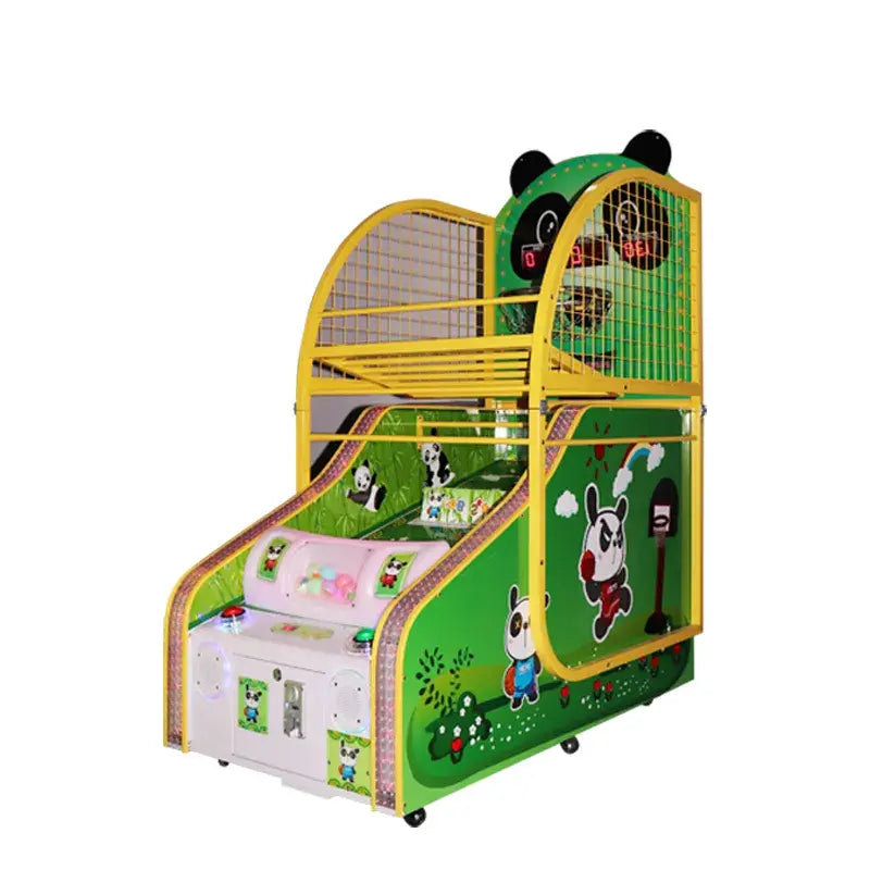 Child-Friendly Entertainment - Cartoon Basketball Arcade Game Indoor Play