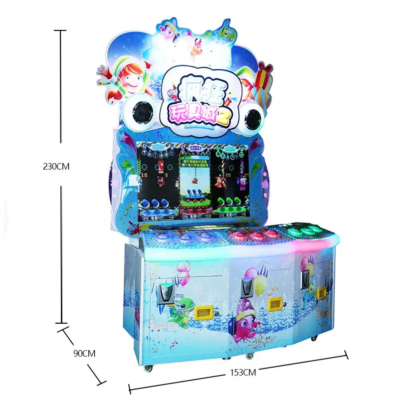 Multiplayer Action - Crazy Zoo City Lottery Machine for Group Lottery Draws