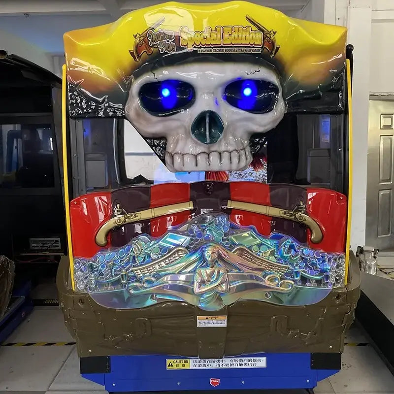 Wireless Gaming Experience - The Deadstorm Pirates Arcade Shooting Machine for Freedom of Movement