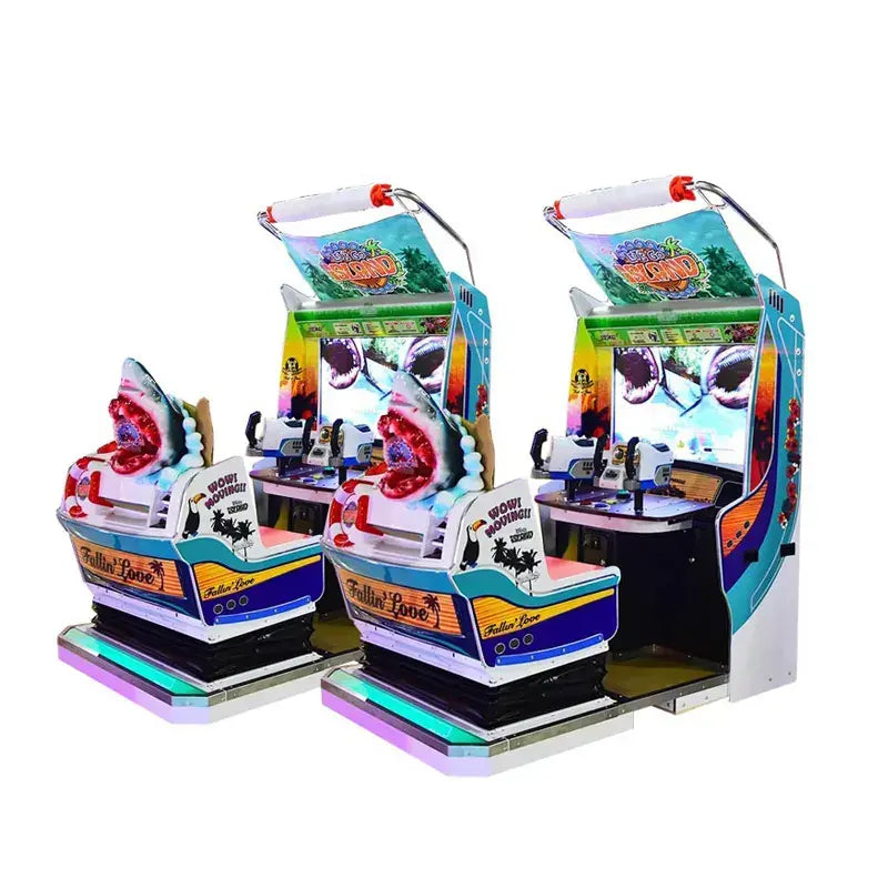 LED Display - The Gun Shooting Machine with Dynamic Visual Feedback