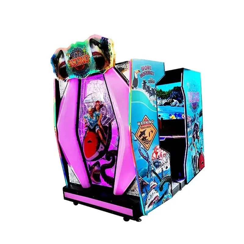 Multiplayer Action - The Let's Go Island Video Arcade Games Shooter for Cooperative Gaming