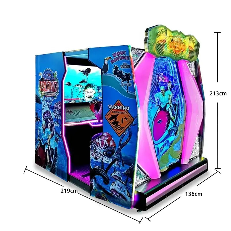 Family-Friendly Entertainment - The Let's Go Island Video Arcade Games Shooter for All Ages