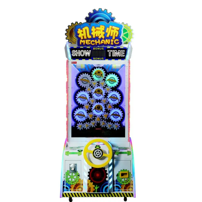 Secure Transactions - Mechanic Lottery Ticket Machine Ensures Safe Purchases