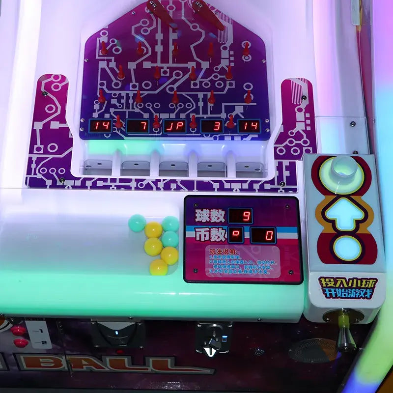 Cosmic Design - Space Pinball Lottery Machine with Stellar Space Themes