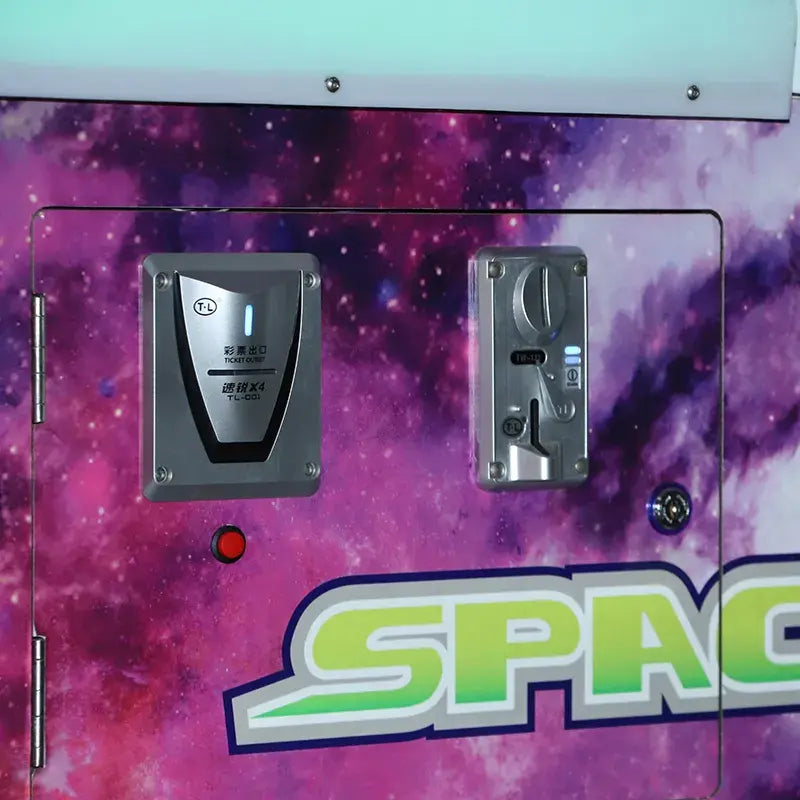 Multiplayer Action - Space Pinball Lottery Machine for Group Lottery Draws