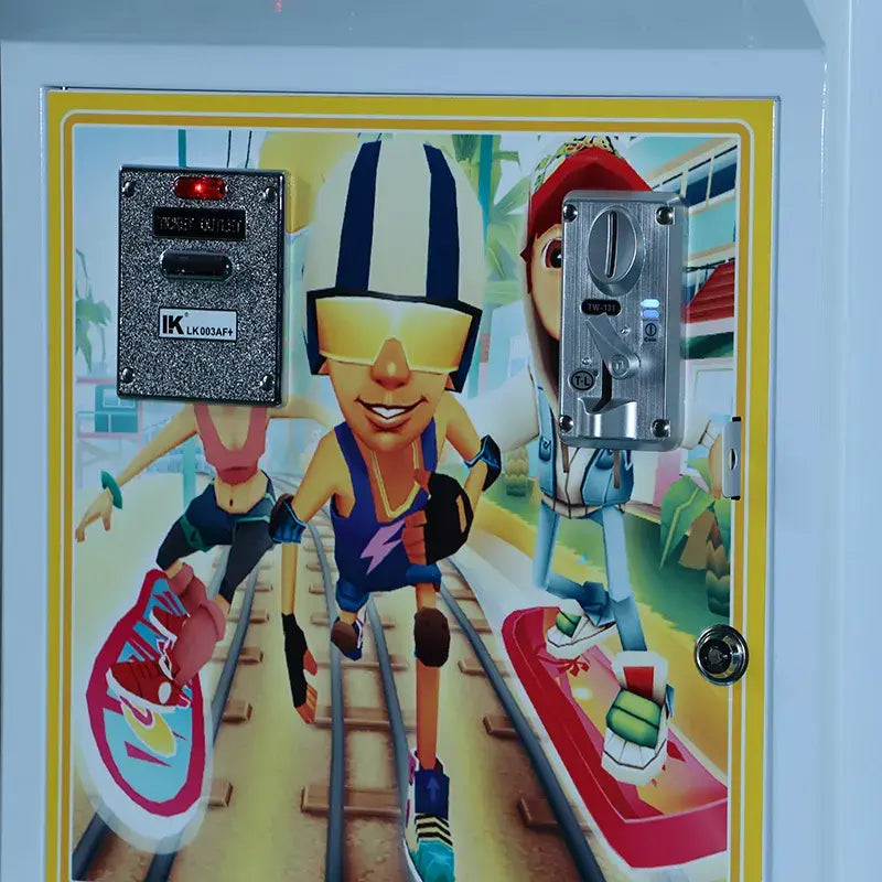 Urban Design - Subway Parkour Coin Redemption Machine with Sleek Subway-Themed Graphics
