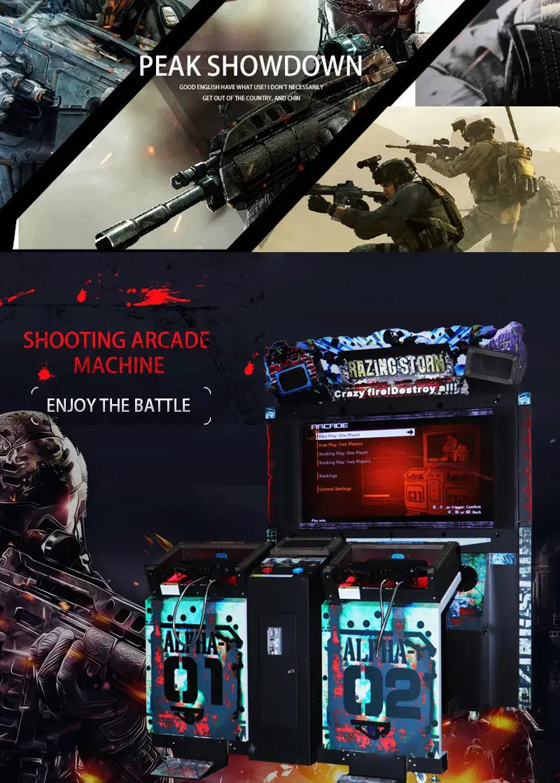 shooting arcade machine cllection