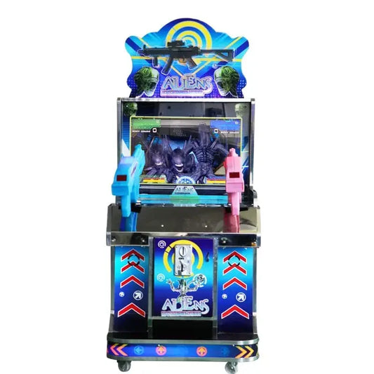 Enjoy endless entertainment with our coin-operated shooting game arcade system