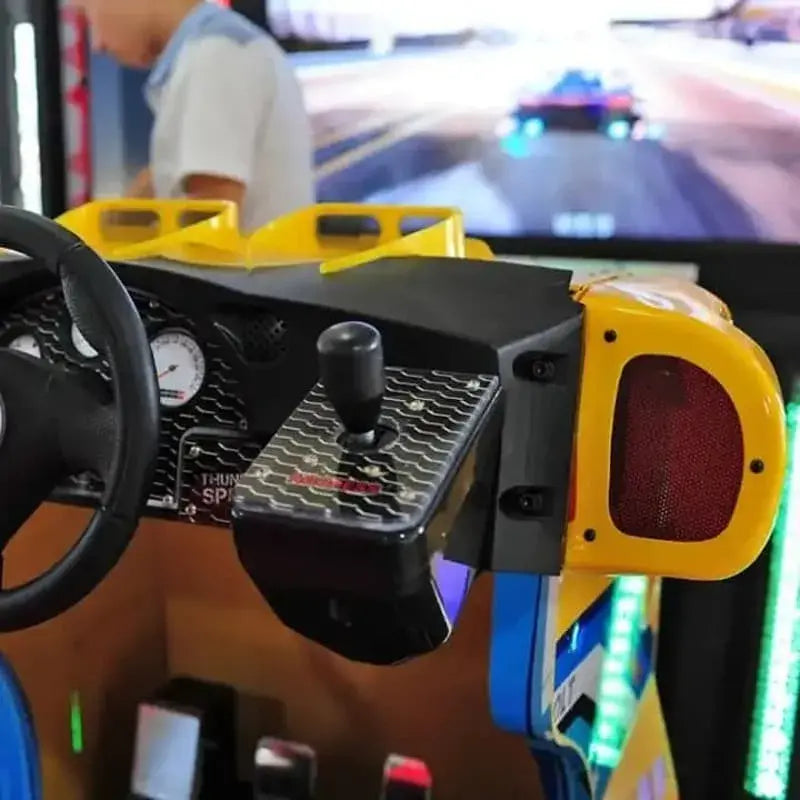 Dynamic Racing Action with 3D Car Racing Machine