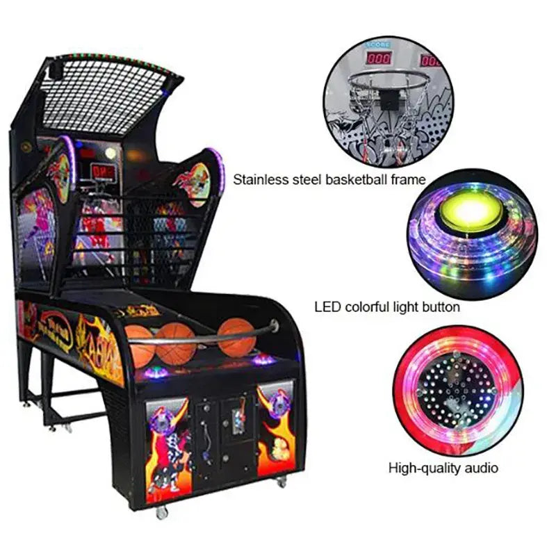 Wireless Hoop Action - Basketball Shooting Arcade Game for All Ages