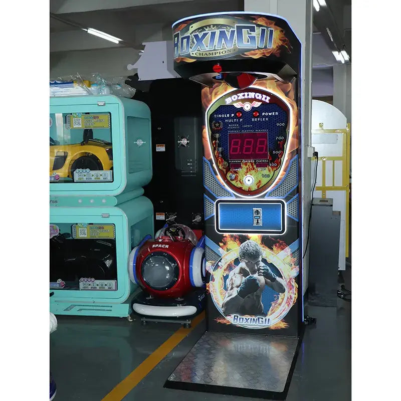Stylish Design - Boxer Punch Machine Adds an Element of Sleekness to Any Gym or Arcade