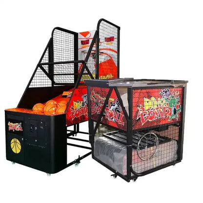 Foldable Basketball Shooting Machine - Portable Hoop Action for Any Space