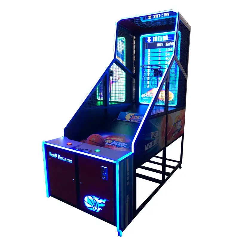 Compact and Stylish - Indoor Basketball Arcade Game for Home Play
