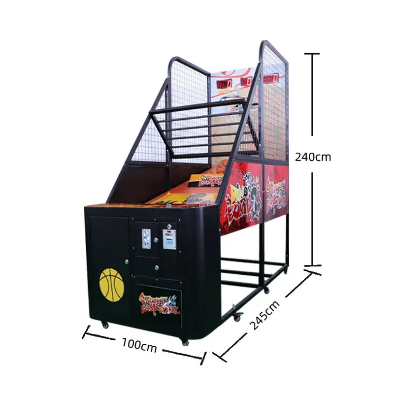 No-Fuss Hoop Action - Simple Basketball Arcade Game Machine for All Ages