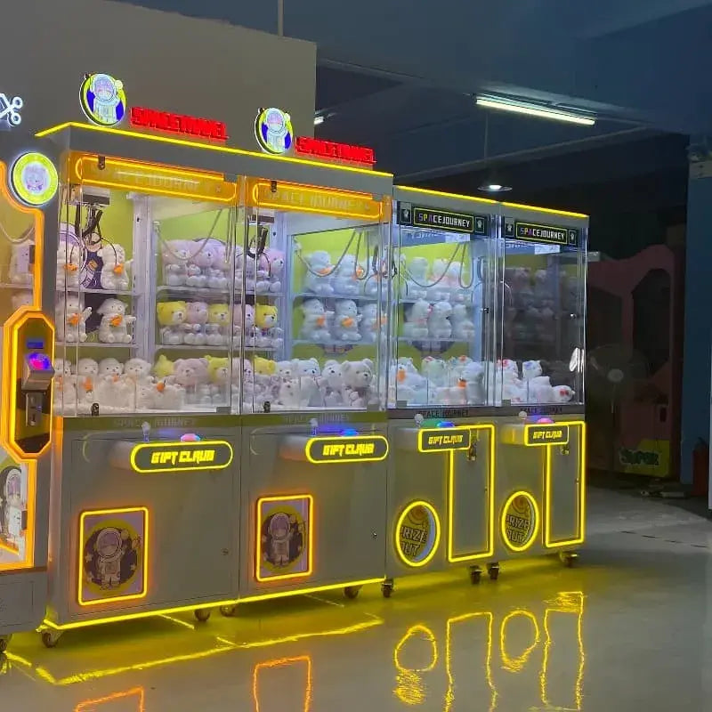 Entertainment center's claw machine for dolls
