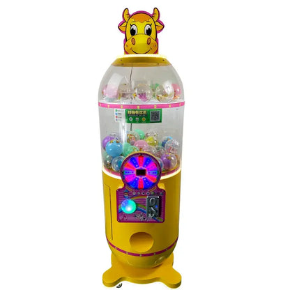 Family-Friendly Entertainment - Transparent Doll Gashapon Machine for All Ages