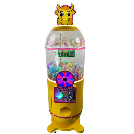 Family-Friendly Entertainment - Transparent Doll Gashapon Machine for All Ages