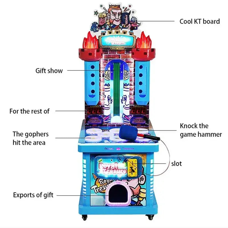 Wireless Whacking Fun - Kids Arcade Machine for Solo or Group Play