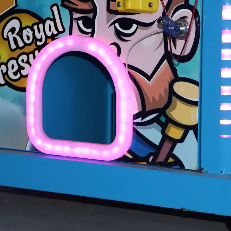 Colorful Mole Whacking Action - Kids Arcade Machine Entertainment