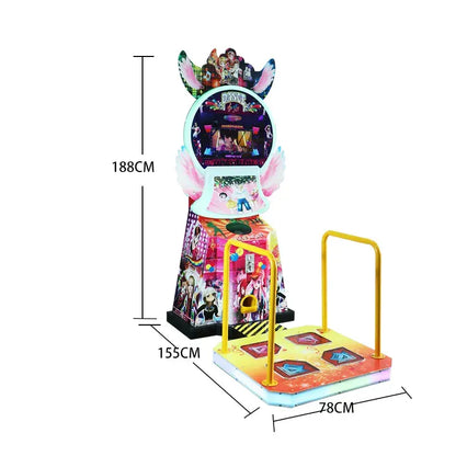 LED Lights and Music - Kids Arcade Dance Machine for Memorable Moments
