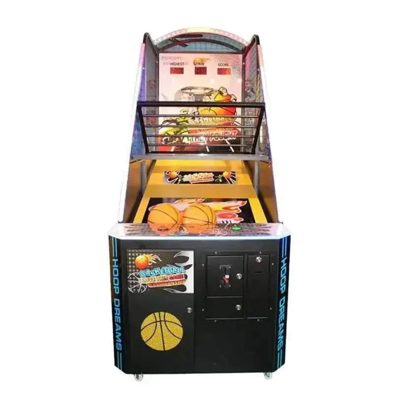 Electronic Scoring - Arcade Hoops Basketball Cabinet with LED Display