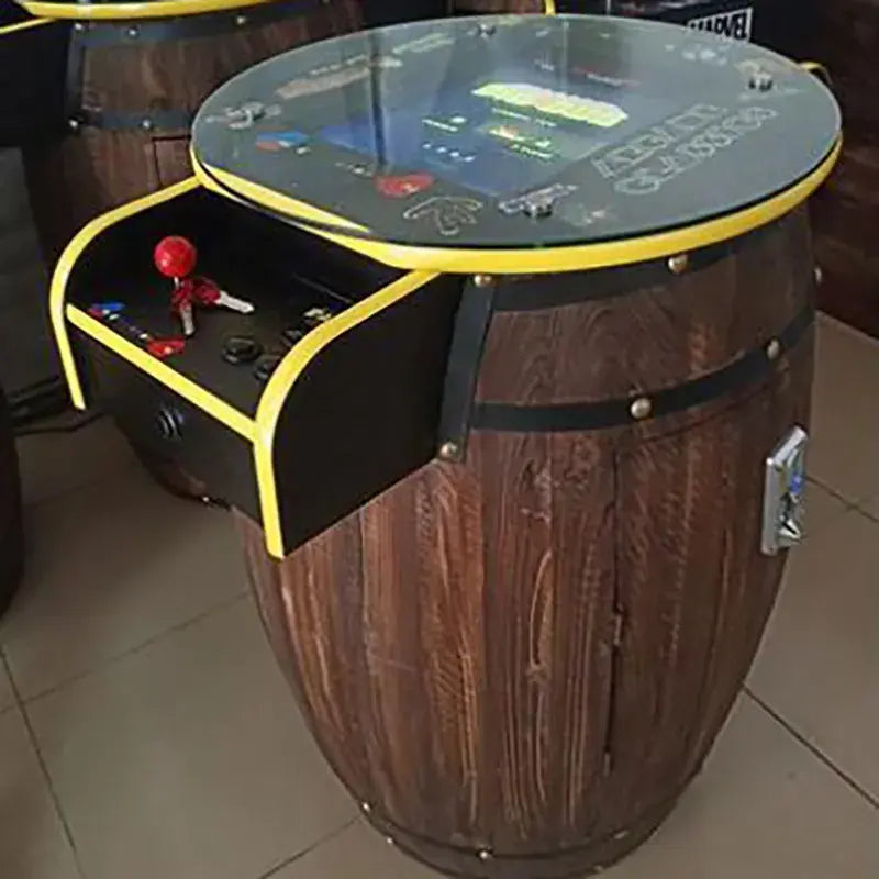 Compact Size, Big Fun - Barrel Arcade Game Machine Brings Retro Gaming to Life