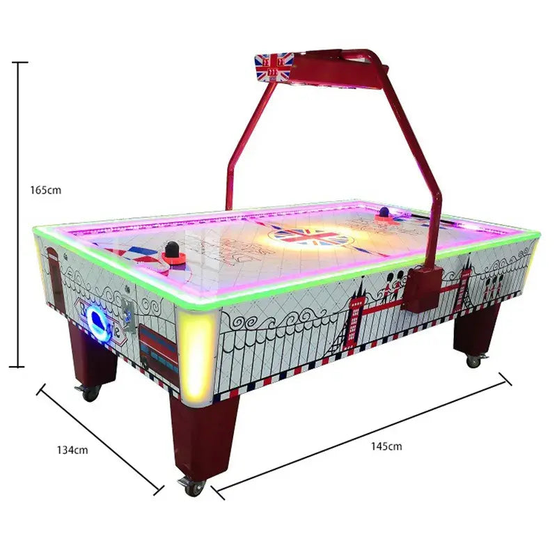 LED Display - Thrilling Air Hockey Arcade Game for Scoring Excitement