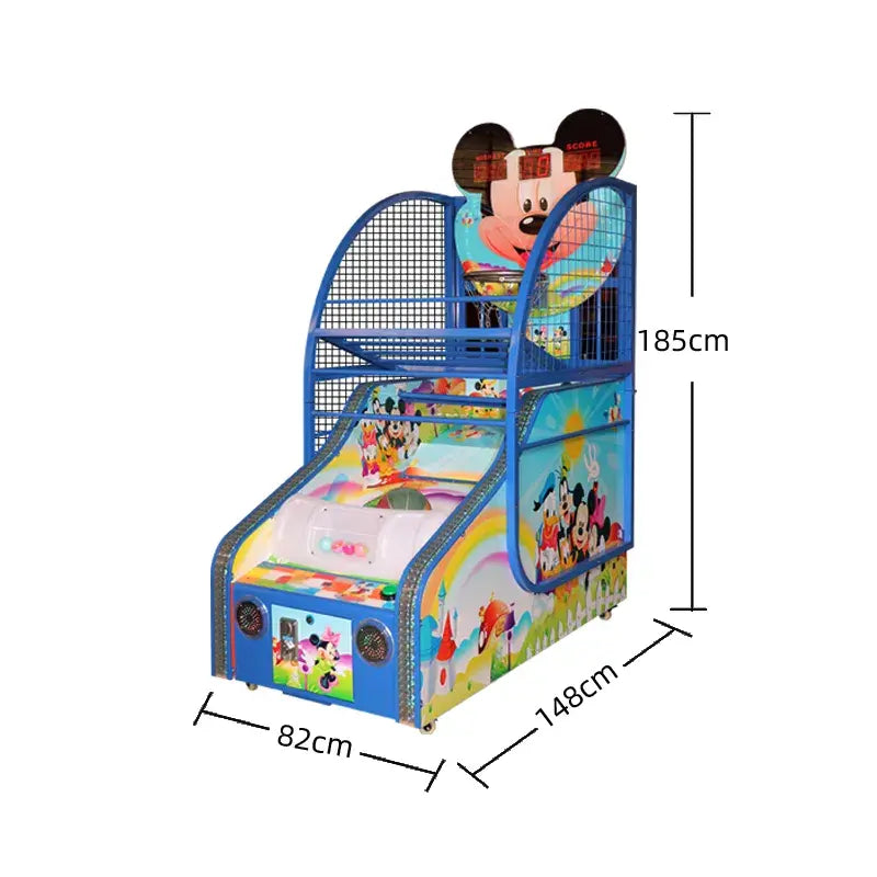 Digital Hoops Adventure - Cartoon Basketball Arcade Game for Indoor Fun