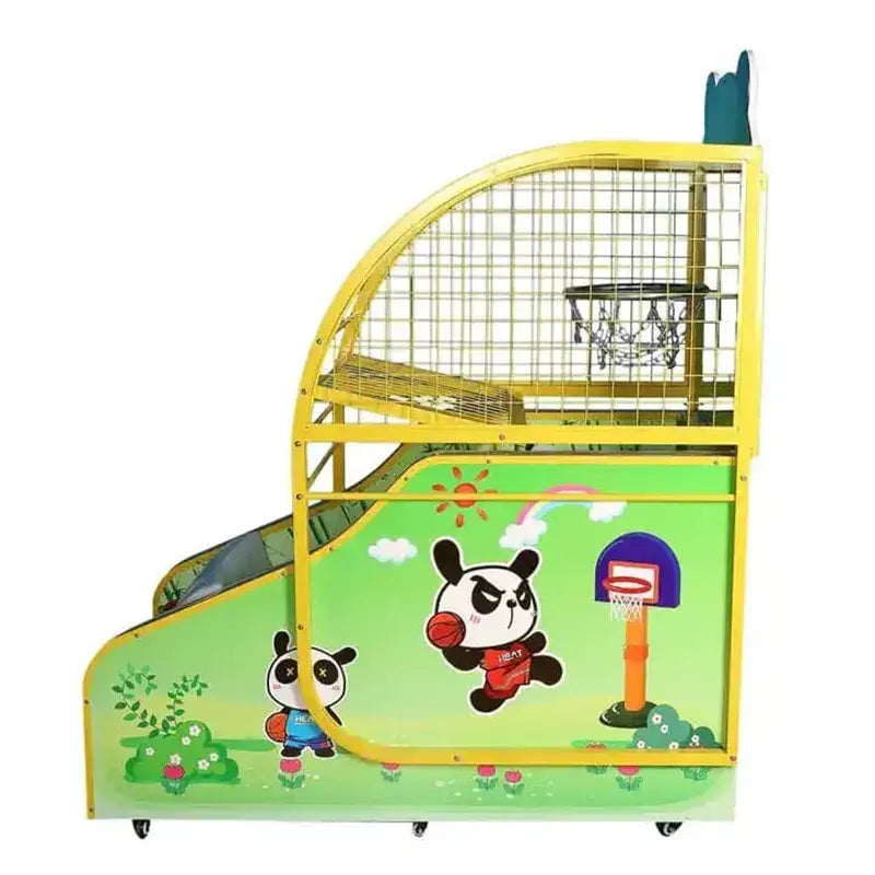 Interactive Cartoon Design - Indoor Basketball Arcade Game for Playful Kids