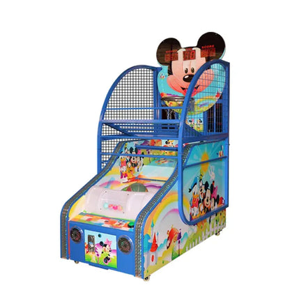 Durable and Whimsical - Cartoon Basketball Arcade Game Indoor Set for Kids