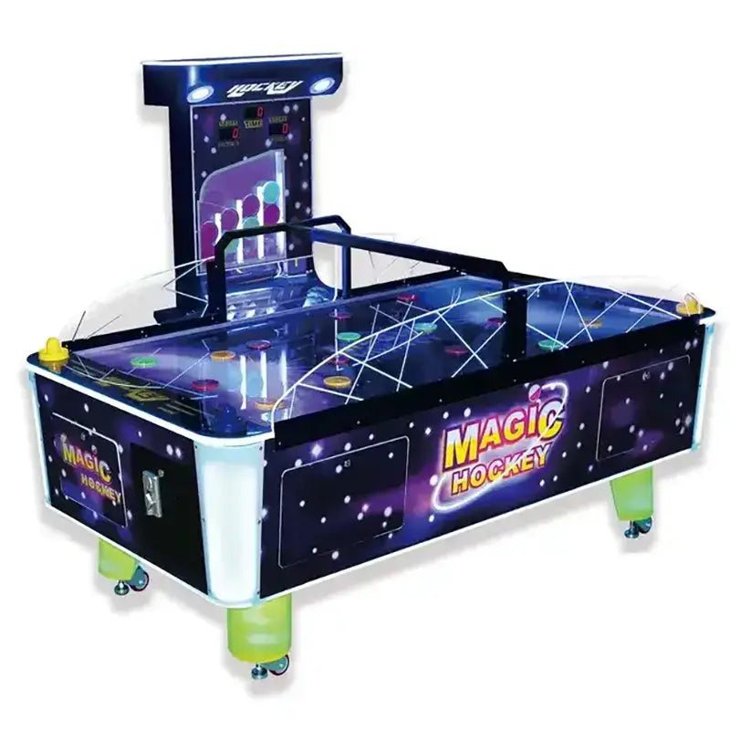 Colorful Puck Action - Exciting Air Hockey Games with Arcade Machine Thrills