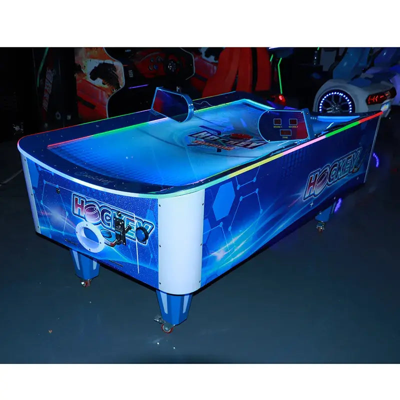 Skillful Play - Curved Design Enhances Air Hockey Game for Gamers