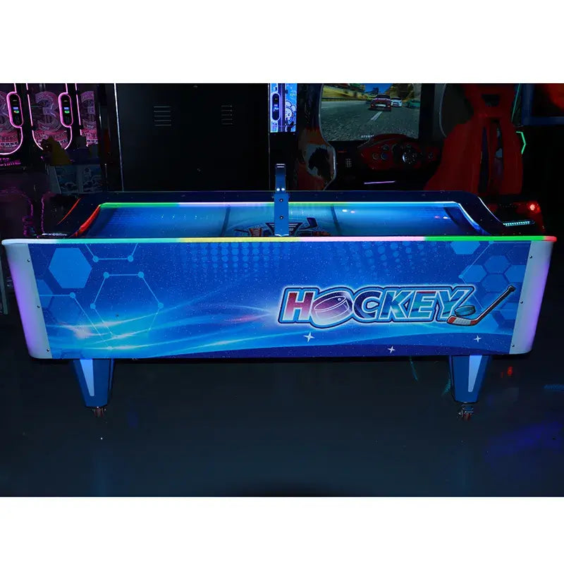 Safe and Thrilling - Curved Arcade Air Hockey Table for Indoor Playtime