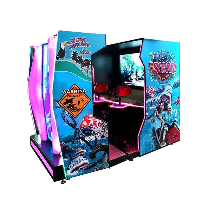 Wireless Gaming Experience - The Let's Go Island Video Arcade Games Shooter for Convenience