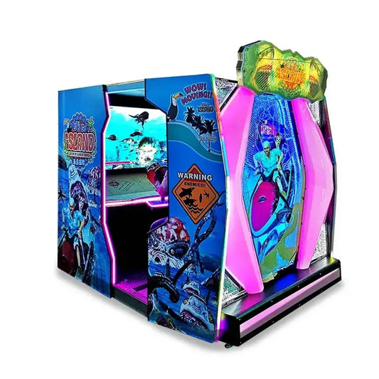 Sturdy Construction - The Let's Go Island Video Arcade Games Shooter for Durability and Reliability