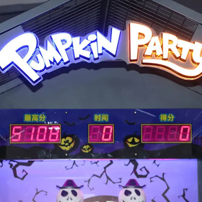 Interactive Gaming Experience - Pumpkin Party Redemption Arcade Machine for Exciting Rewards