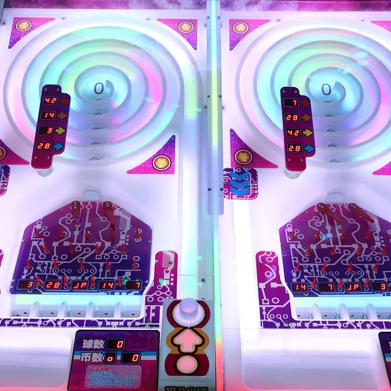 Dynamic Gameplay - Space Pinball Lottery Machine for Exciting Ticket Sales