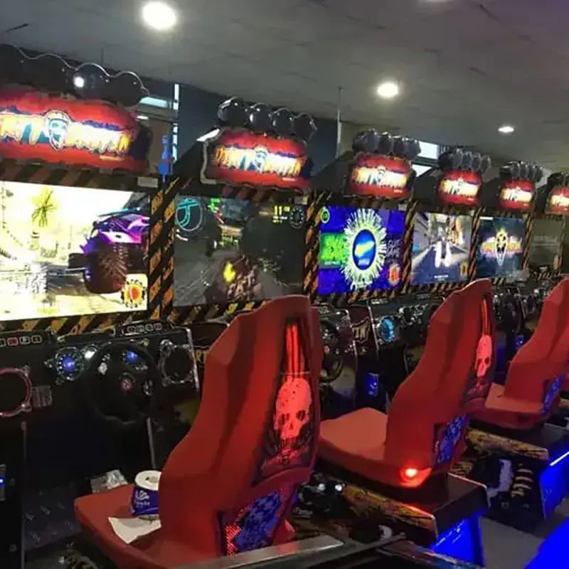 Immersive Car Racing Experience in Arcade