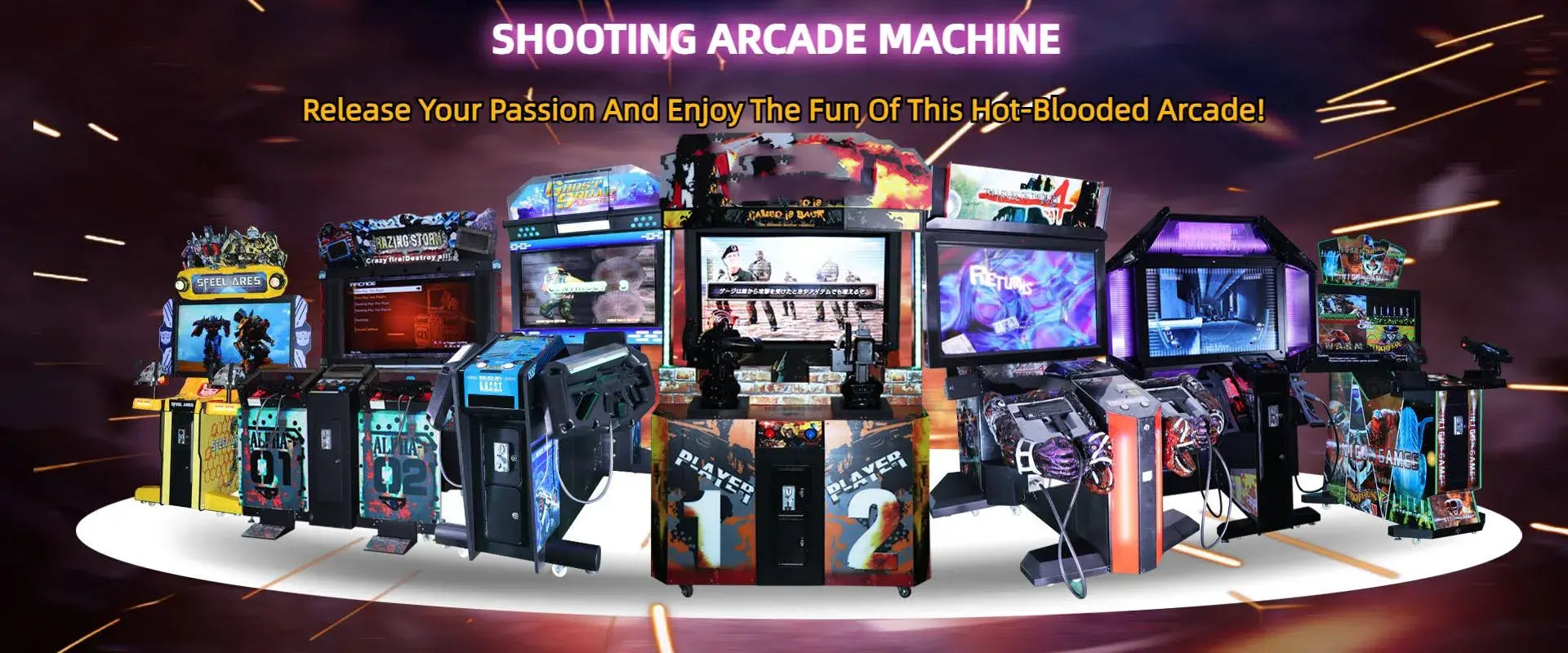 shooting arcade game machine_yugamemachine